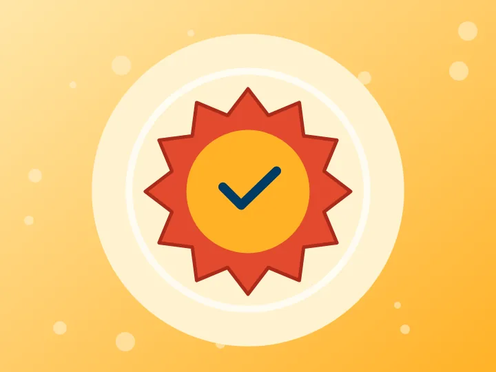 Illustrated starburst deal badge representing meal deals